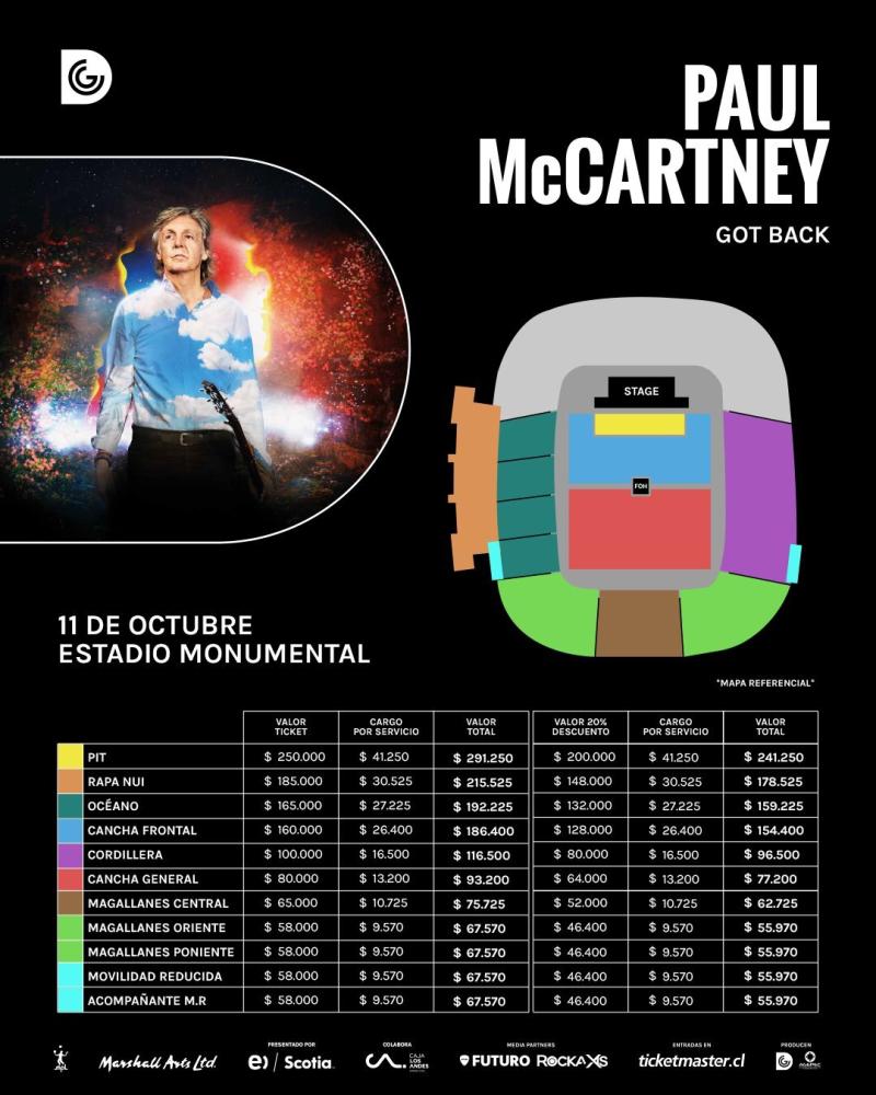 DG Medios - Vuelve Paul McCartney a Chile