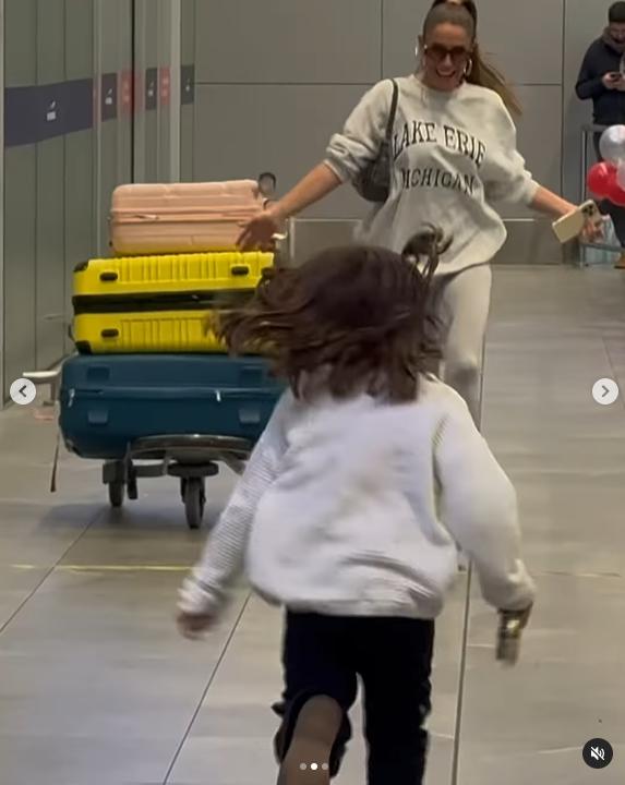 Instagram Gala Caldirola - Emotivo reencuentro de Gala y su hija tras meses sin verse