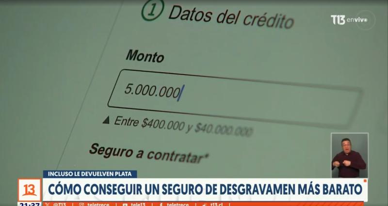 T13 - Seguro de desgravamen