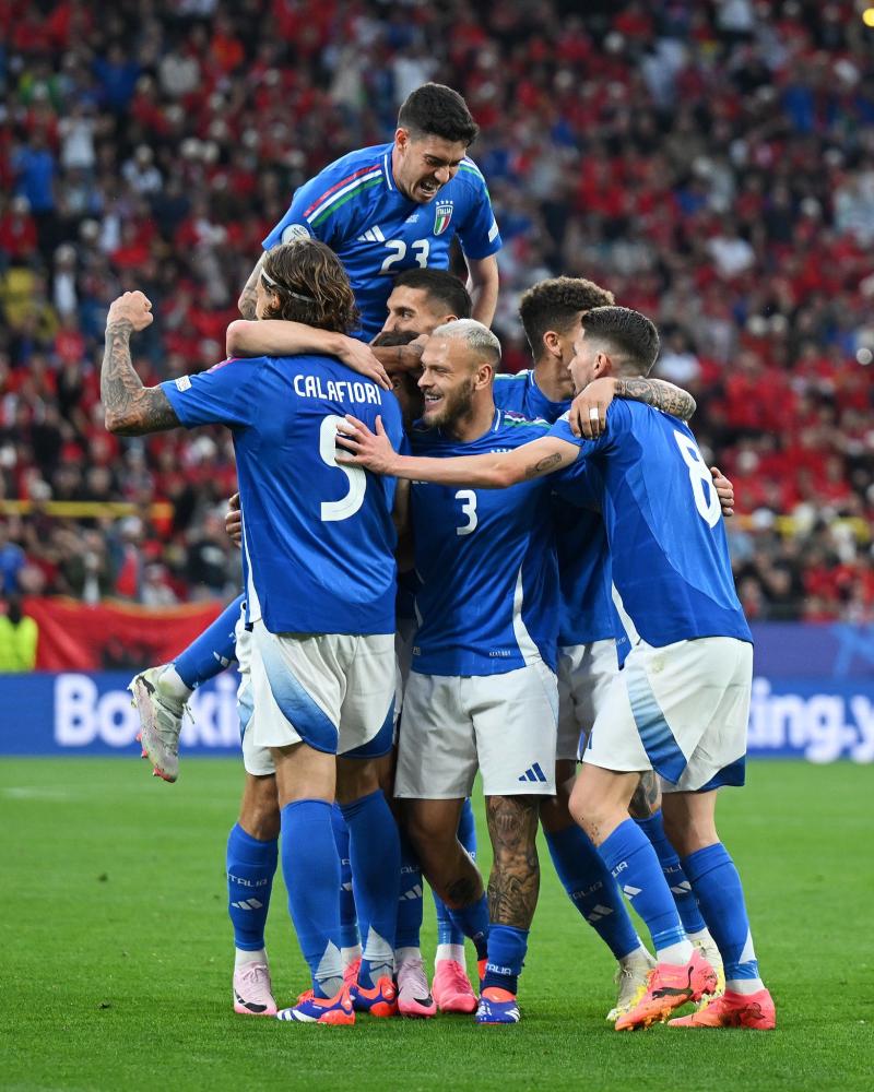 Italia y su triunfo a Albania por la Eurocopa 2024. Crédito: UEFA EURO.