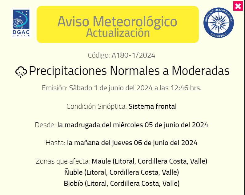 Emiten aviso meteorológico por lluvias “normales a moderadas”: Revisa dónde y cuándo