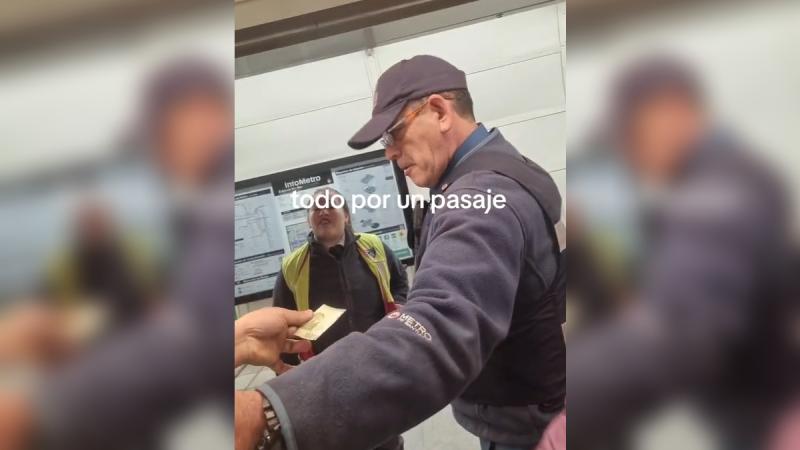 TikTok/alexanderavila06 - Usuario de TikTok quiso funar a un guardia por agresión en el Metro