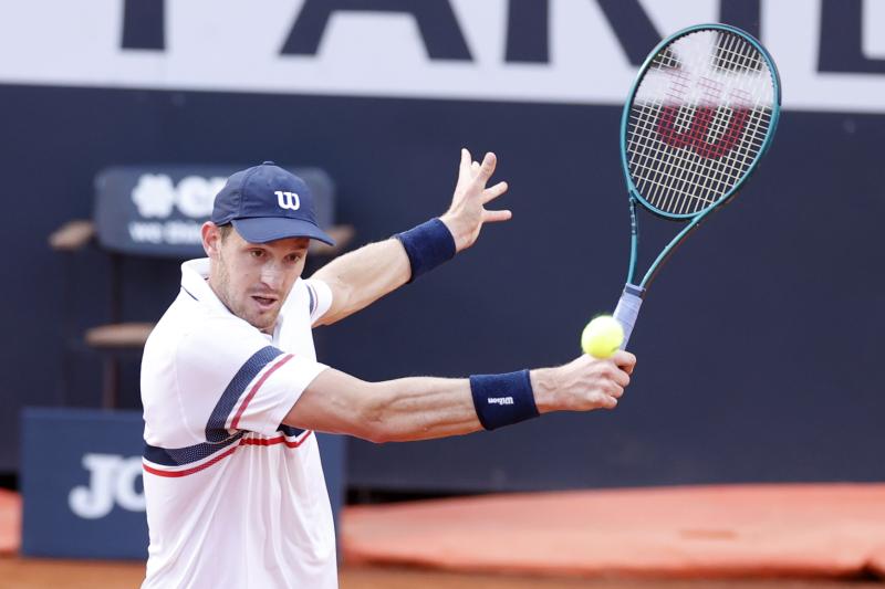 Nicolás Jarry en el Master 1000 de Roma. Crédito: Photosport.