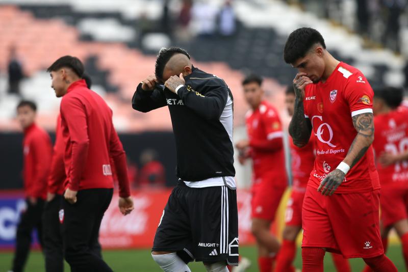 Arturo Vidal en Colo Colo por Copa Chile. Crédito: Photosport.