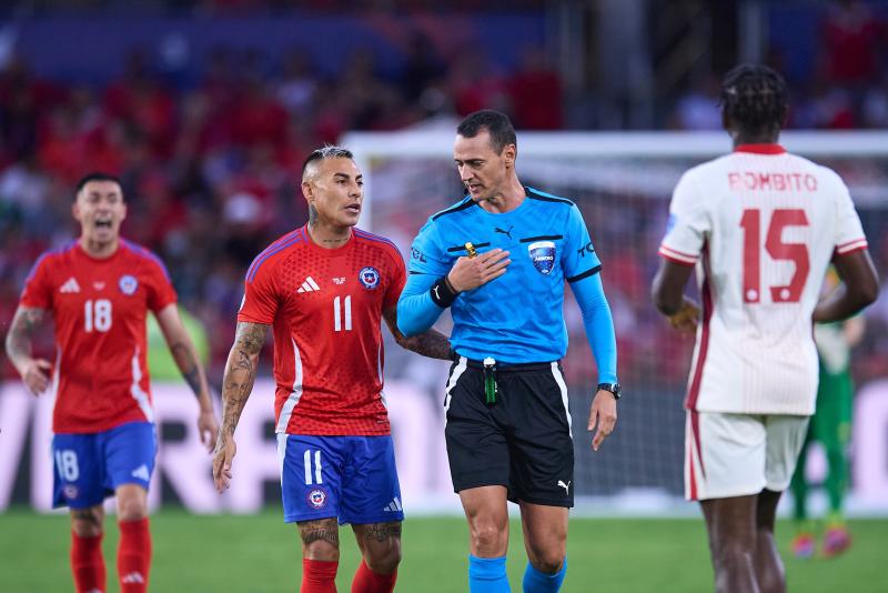 El arbitraje de Wilmar Roldán da que hablar en la Copa América 2024 - Crédito: Photosport