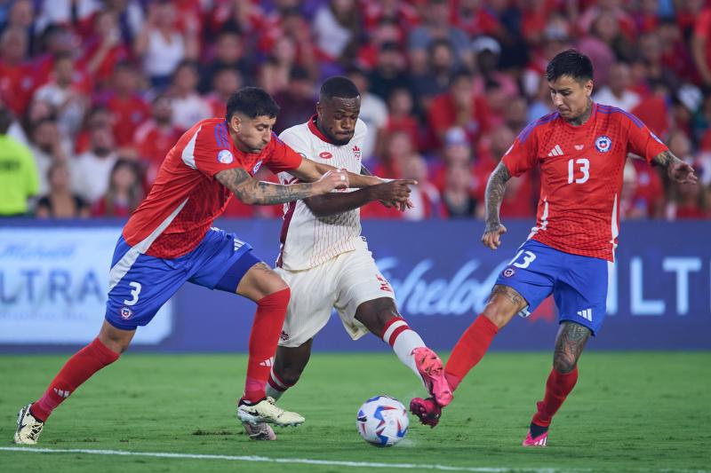 Chile vs Canadá por Copa América 2024 Conmebol. Crédito: Photosport.