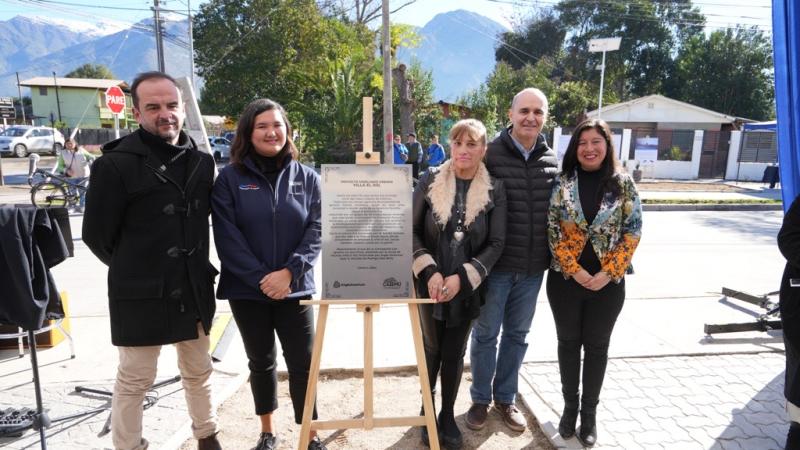 Placa conmemorativa del proyecto