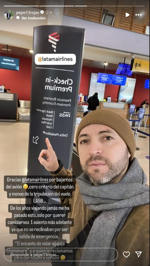 Reclamo de José Pepe Rojas - Créditos: @pepe13rojas