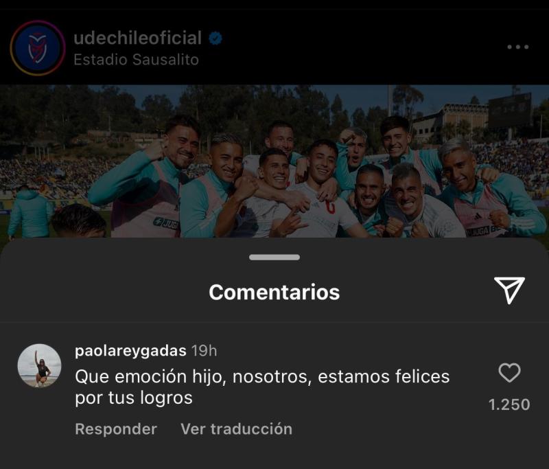 El emotivo comentario de la mamá de Lucas Assadi en Instagram - Créditos: Captura