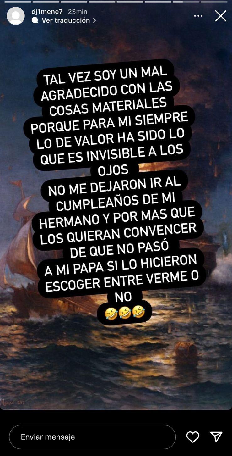 Instagram - Diego Jiménez le respondió a Coté López