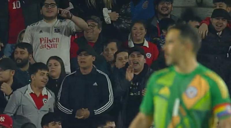 El gesto de Claudio Bravo - Captura Chilevisión