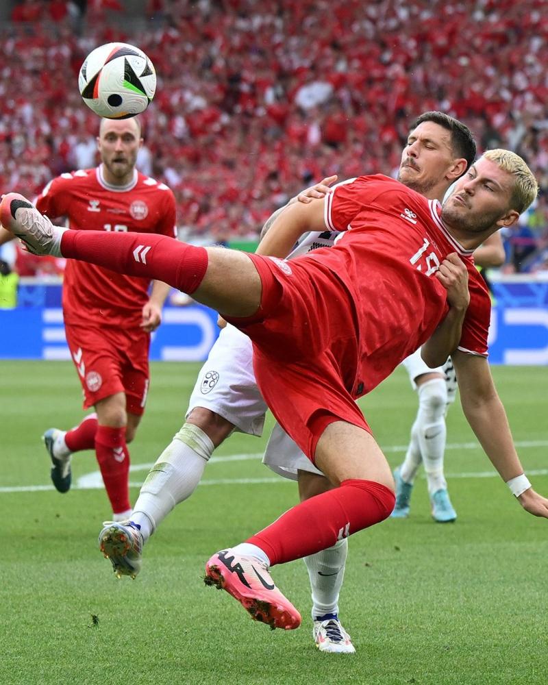 Eslovenia y Dinamarca empataron en la Eurocopa 2024 - Crédito: X @EURO2024