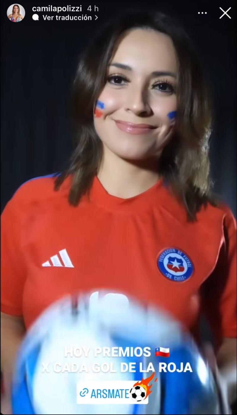 El ofrecimiento de Camila Polizzi de cara al debut de la Roja en la Copa América 2024