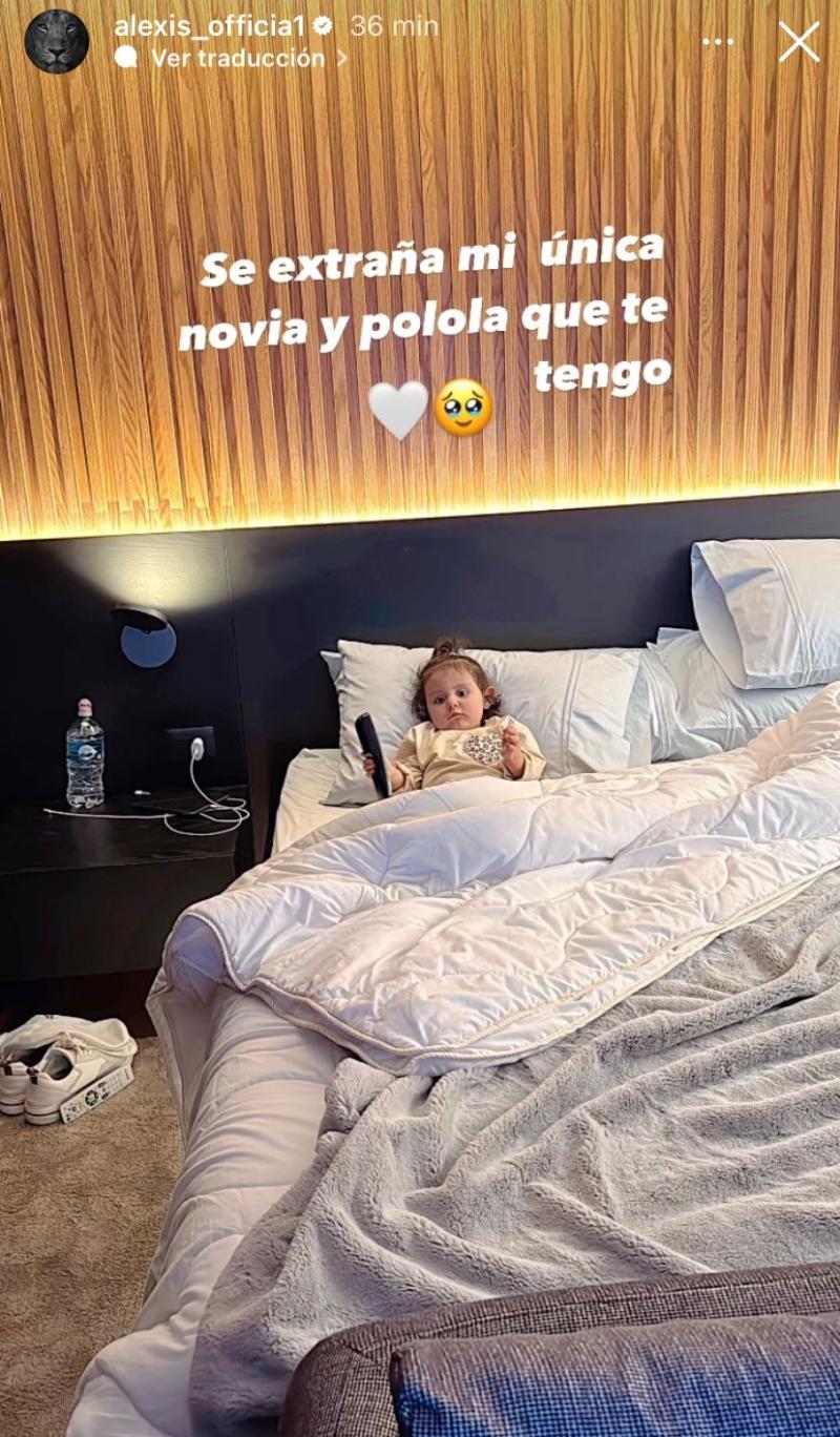 Alexis Sánchez aclaró su situación amorosa con estas fotos - Créditos: Captura Instagram