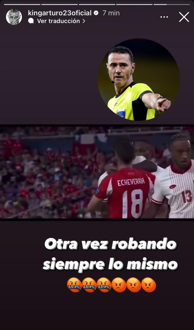 Instagram - El descargo de Arturo Vidal tras la polémica eliminación de la Roja de la Copa América