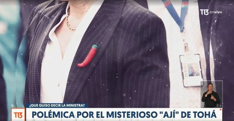 T13 - El ají que utilizó la ministra del Interior, Carolina Tohá