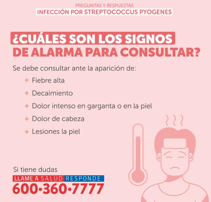 Signos de alarma por contagio de la "bacteria asesina" - Minsal