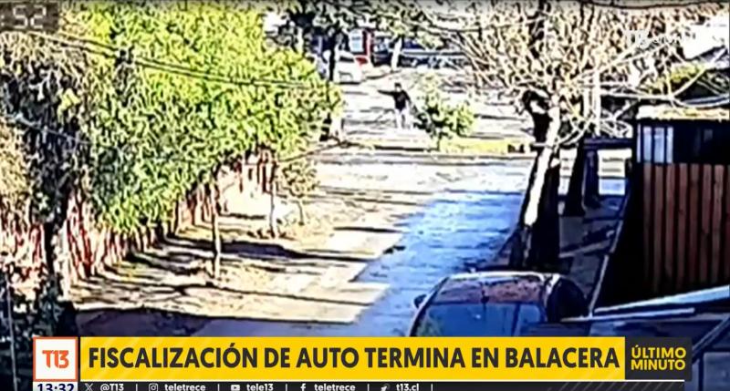 Canal 13 - Procedimiento policial en San Bernardo