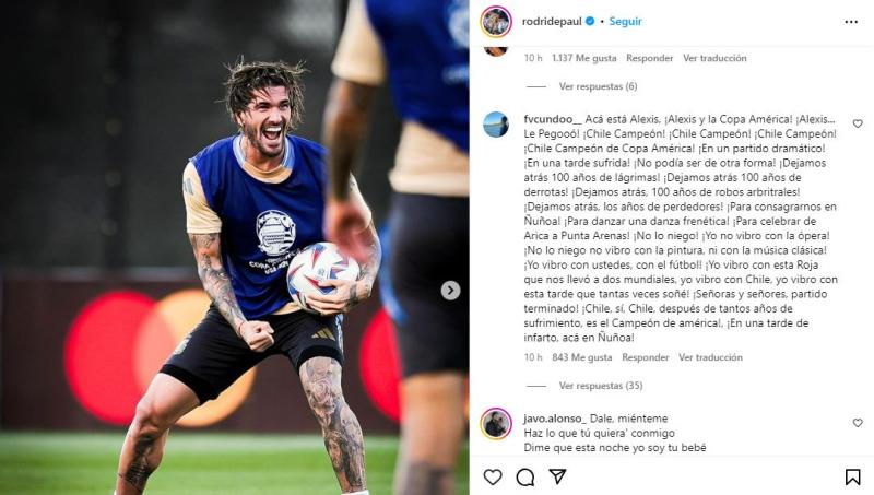 Instagram - Rodrigo De Paul