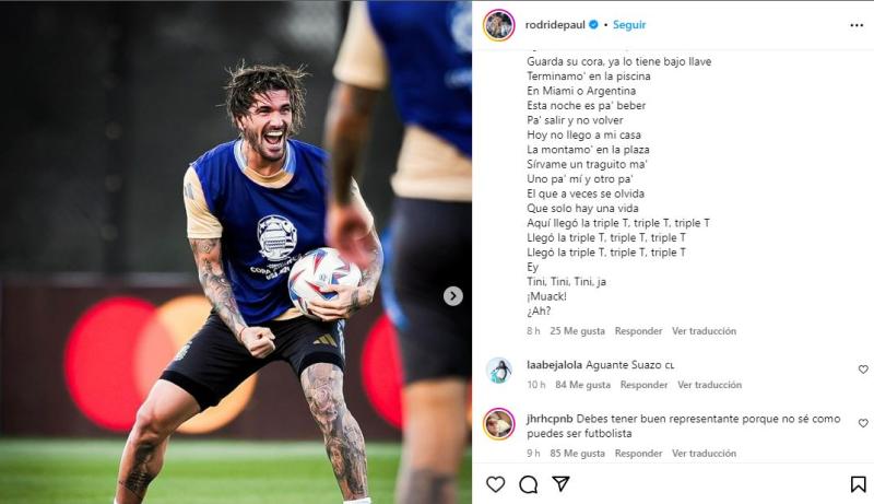 Instagram - Rodrigo De Paul