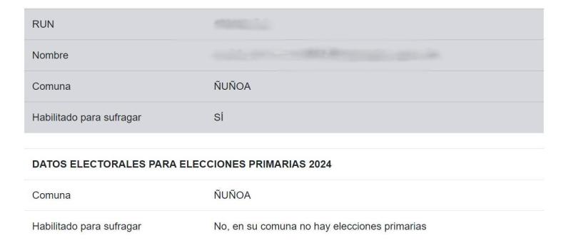 Datos sobre las próximas elecciones - Servel