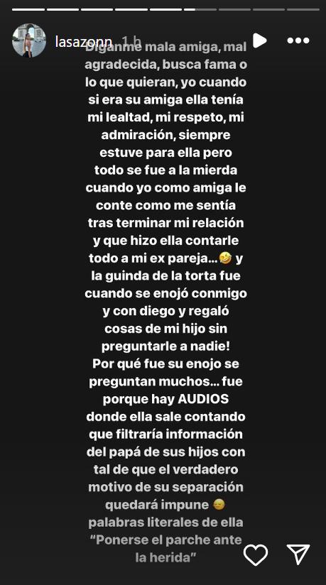 Javiera Vidal contra Coté López - Instagram