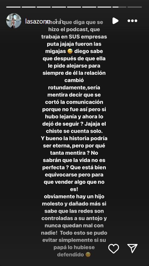 Javiera Vidal contra Coté López - Instagram