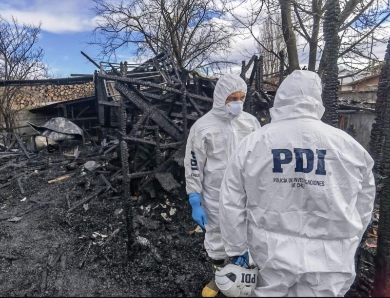PDI de Puerto Montt investiga incendio en Río Bueno