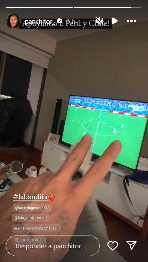 Instagram Francisco Rodríguez - Participantes de Ganar o Servir se juntaron a ver a La Roja por la Copa América