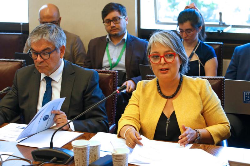 Agencia Uno - Ministros Marcel y Jara por reforma de pensiones
