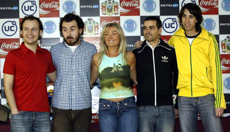 AFP - La Oreja de Van Gogh con Amaia Montero en el Festival de Viña del Mar, 2005