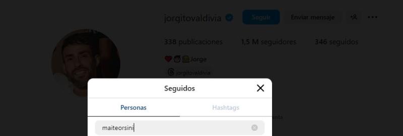 Instagram - ¿Qué ocurrió? Maite Orsini y Jorge “Mago” Valdivia se dejaron de seguir en Instagram