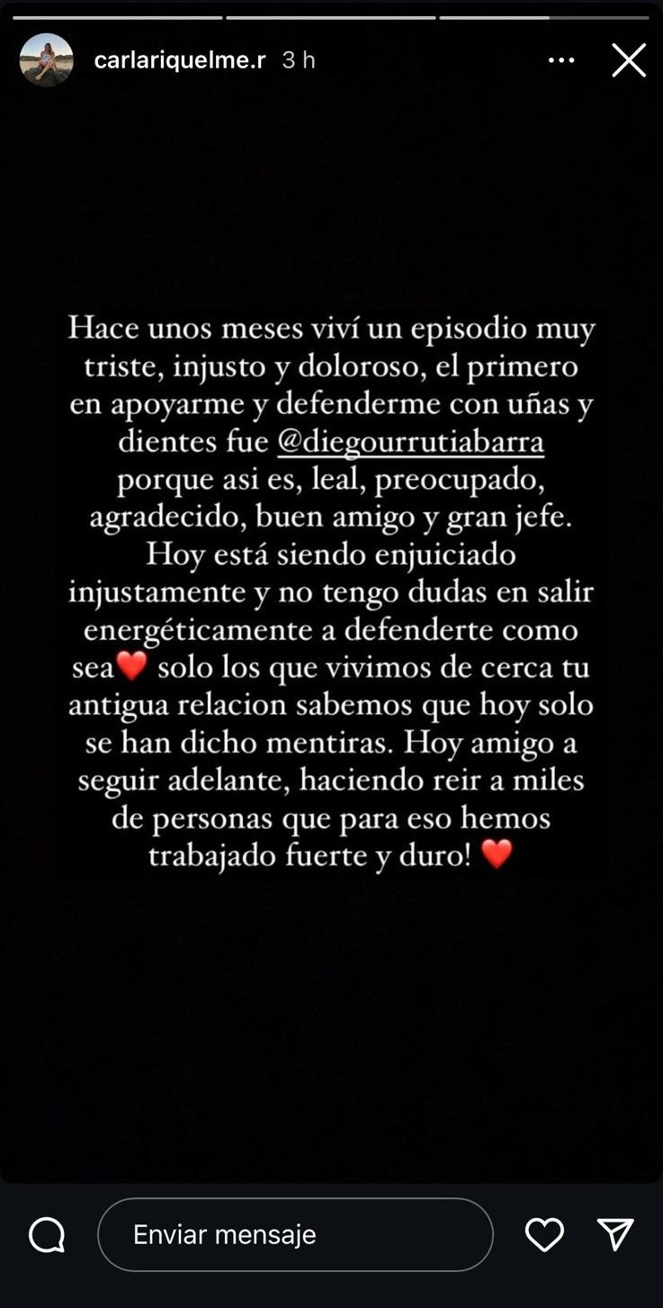 Instagram - Carla Riquelme, mánager de Diego Urrutia