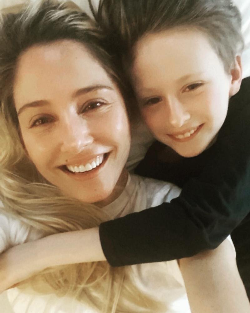 Instagram - Mane Swett y su hijo Santiago