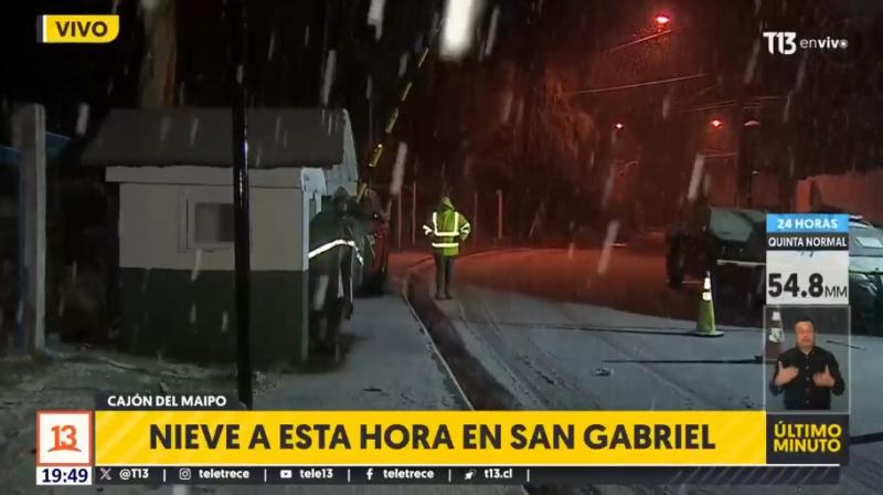 Nieve en el Cajón del Maipo - T13