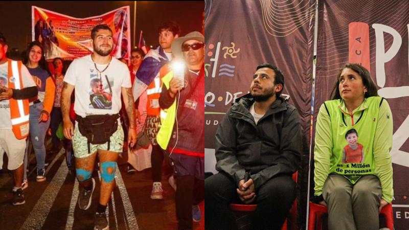 Padres caminaron por enfermedades de alto costo - Instagram / Agencia Uno