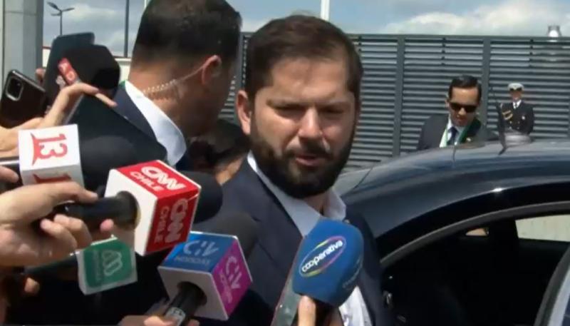 Presidente Boric inició gira por Europa