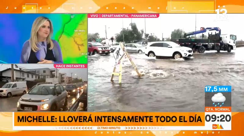 Canal 13 - Intensa lluvia en la RM