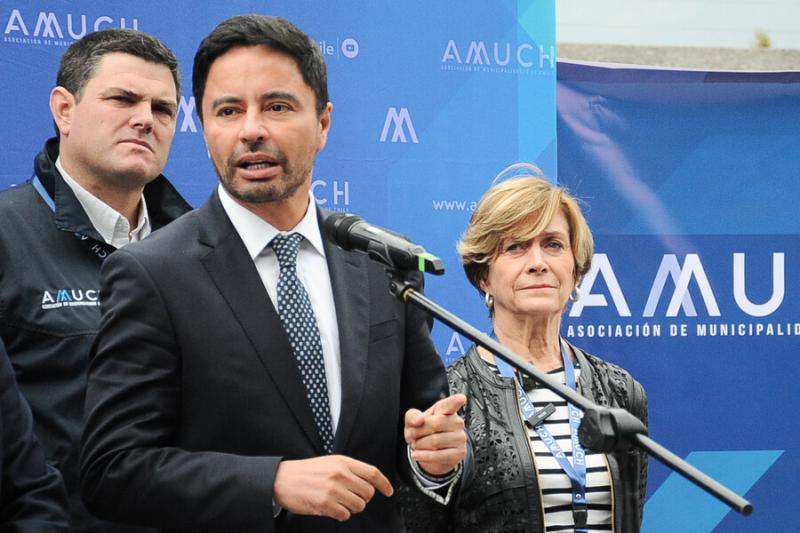 Agencia Uno - Alcalde Carter y alcaldesa Matthei