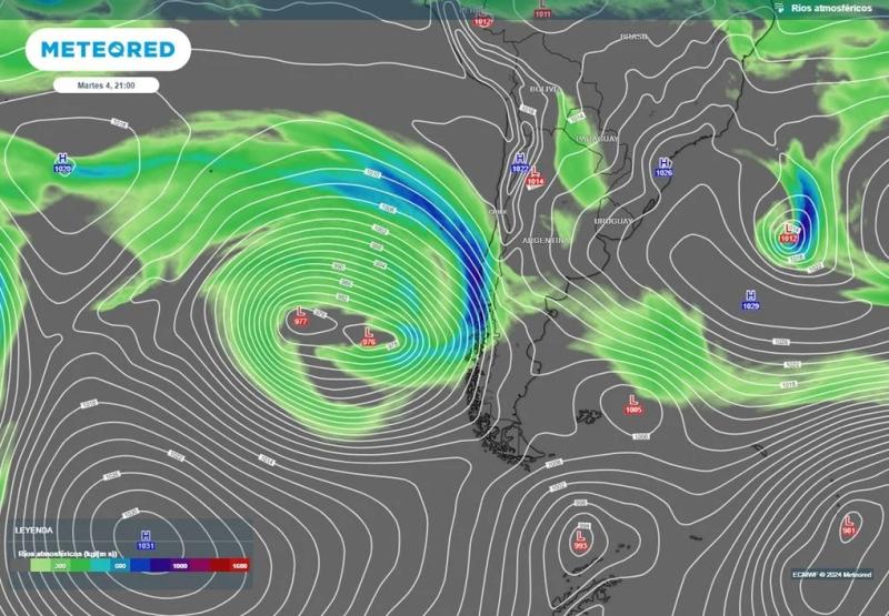 Meteored - Sistema frontal tras ciclón