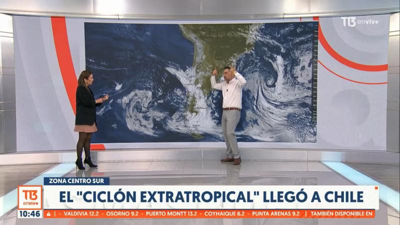 T13 - Gianfranco Marcone habla de posible tornado en el sur