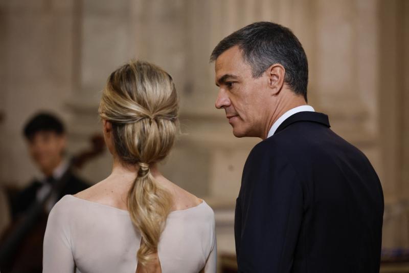 Pedro Sánchez y Begoña Gómez.