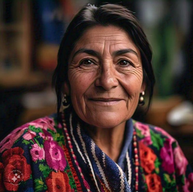 Chilena de 50 años según IA