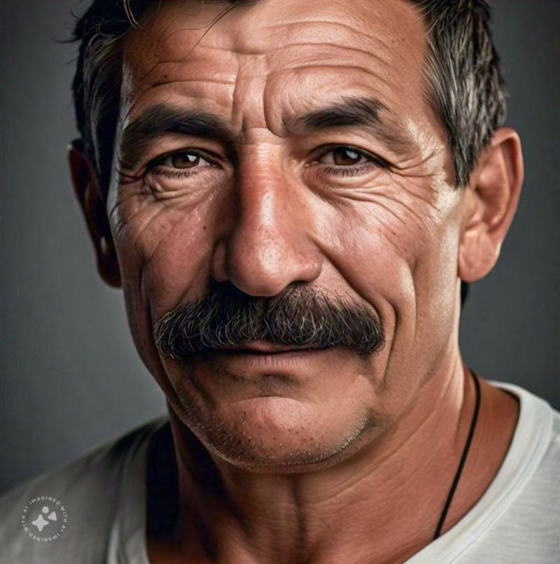 Chileno de 50 años según IA