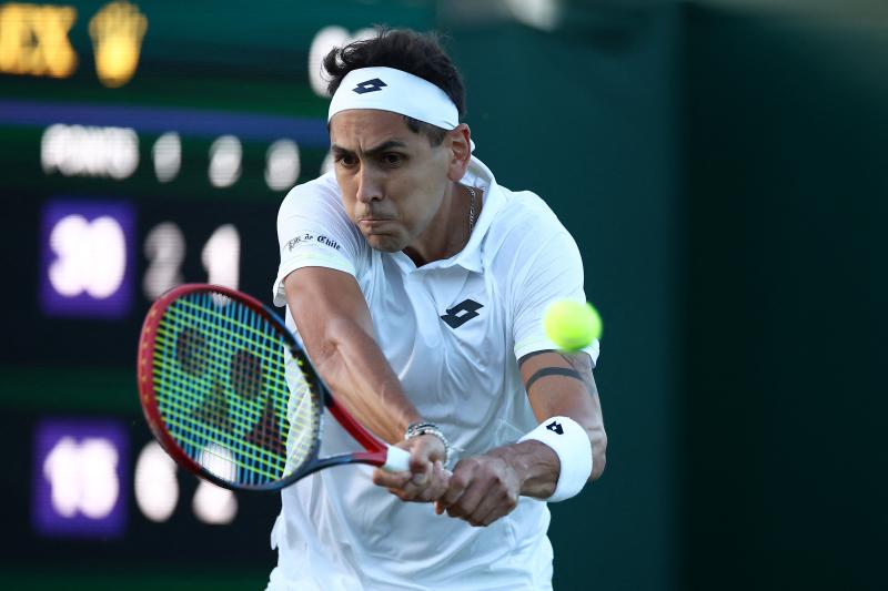 Alejandro Tabilo quiere seguir avanzando en Wimbledon 2024 - Crédito: AFP