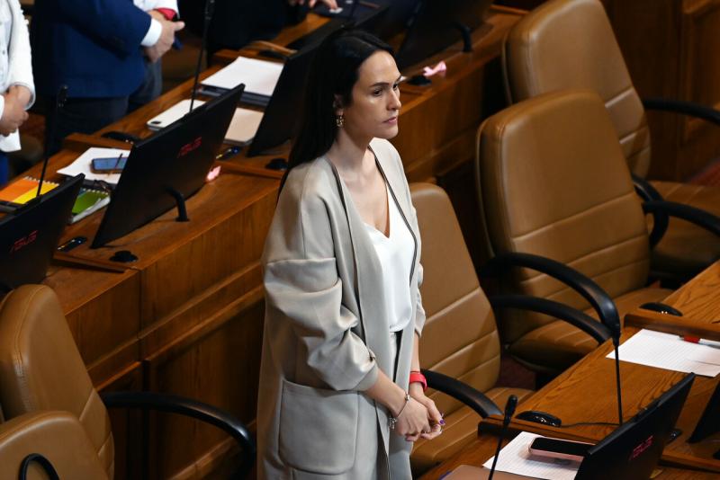 Agencia Uno - Paula Labra en el Congreso Nacional.