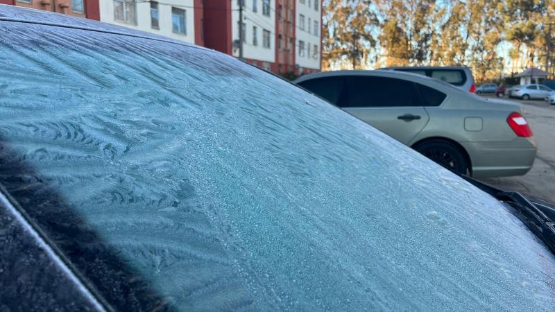 Ola de frío en Santiago - Agencia Uno