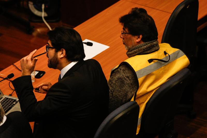 Daniel Jadue junto a su abogado - Agencia Uno, archivo