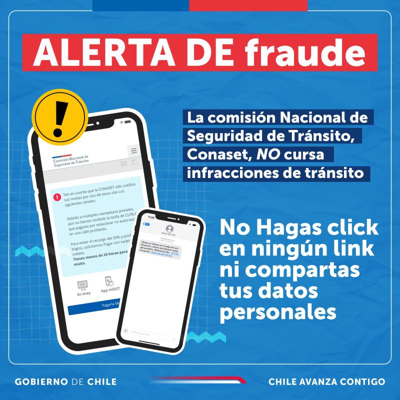 Conaset - Nueva estafa por WhatsApp