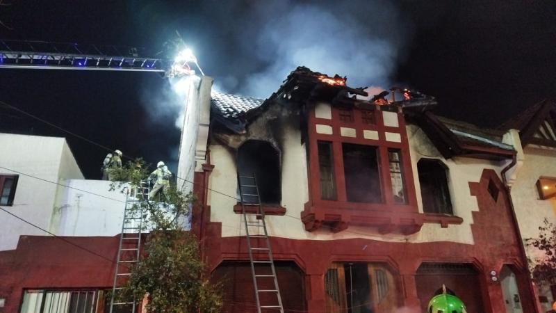 Bomberos - Incendio en Providencia